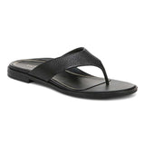 Vionic Agave Toe Post Sandal - Black Leather