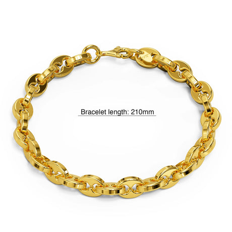 Bullion Gold Kohana Link Chain Bracelet