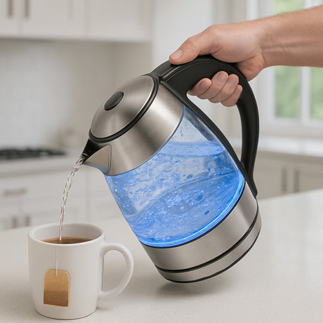 Kitchen Couture Thermoguard Glass 1.7L Kettle