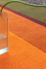 Brink & Campman Habitat Festival Stripe Orange 496513 Outdoor Rug