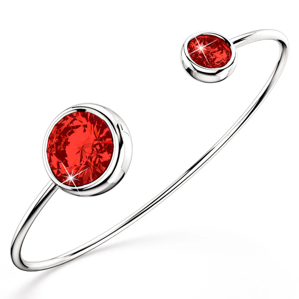 Krystal Couture Loisa Bangle Embellished with Swarovski Crystals
