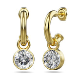 Krystal Couture Colette Earrings Embellished with Swarovski Crystals