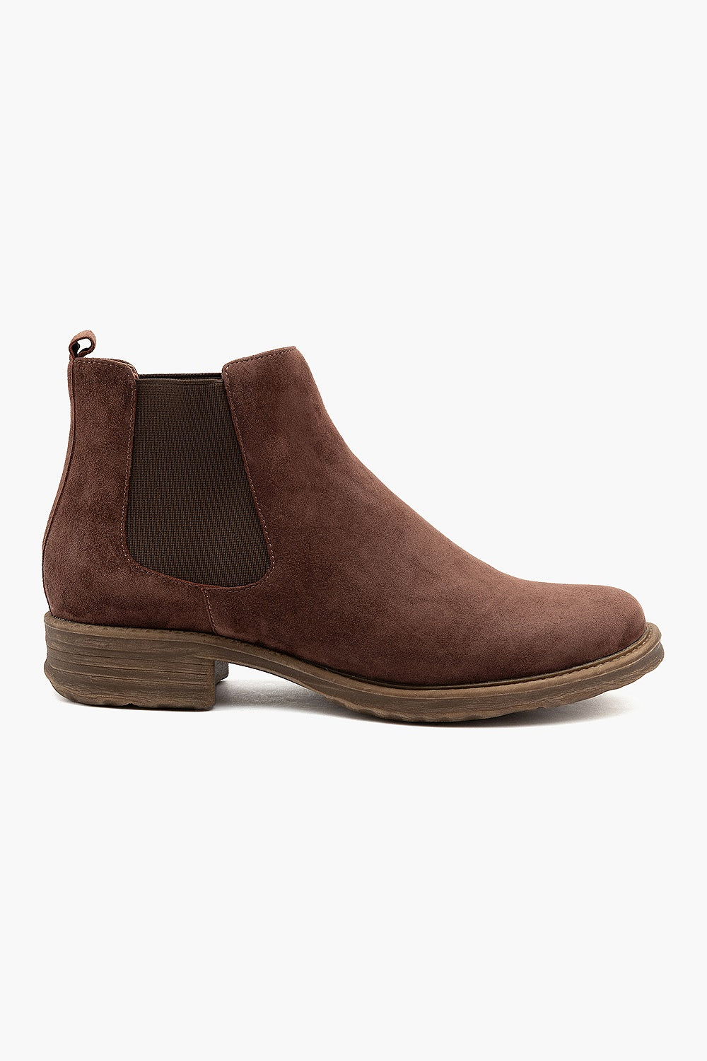Silver Lining Tahlia Velour Mid Brown