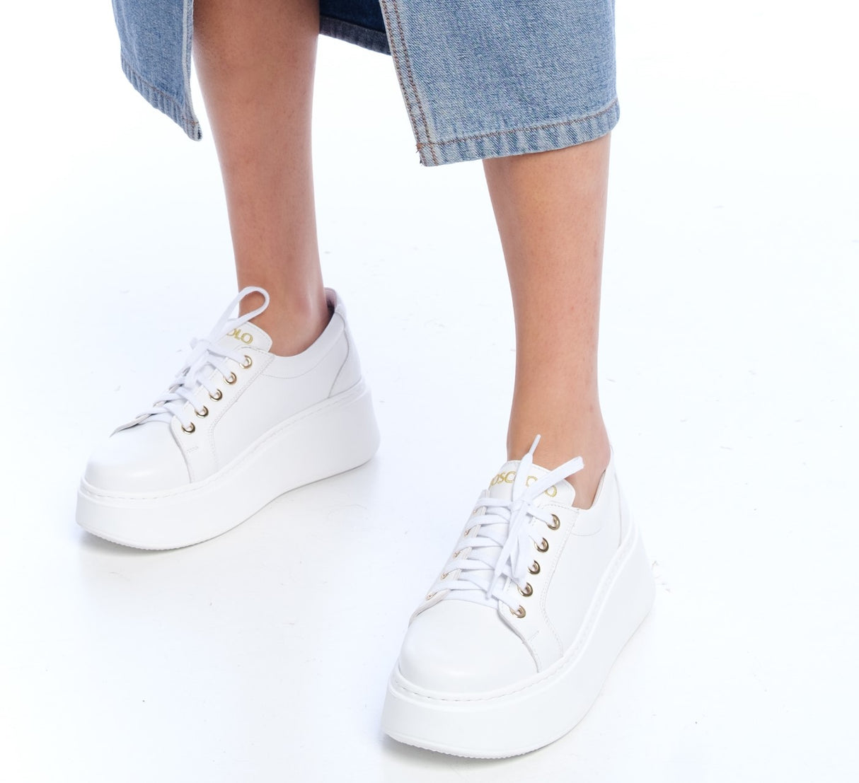 Bosccolo Womens Sneakers - White