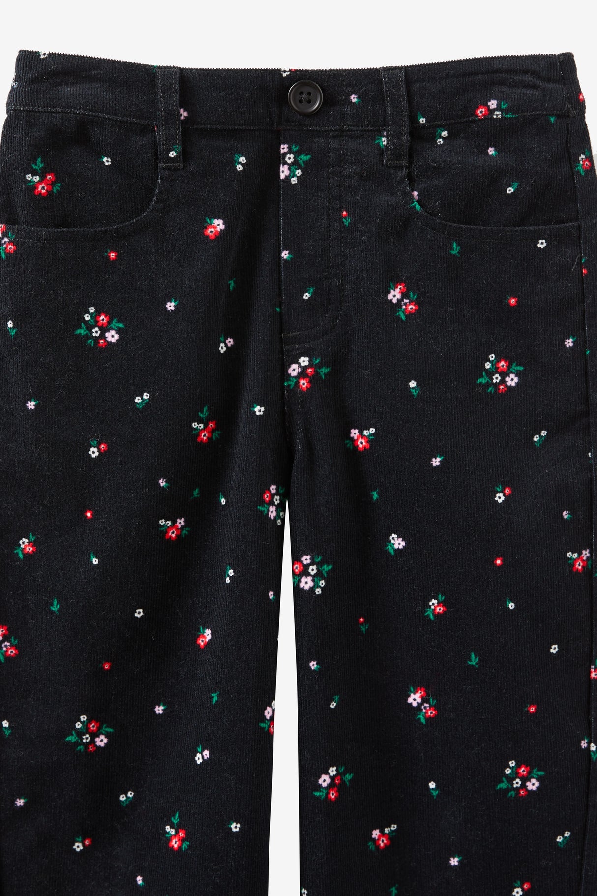 Cotton On Kids Girls Charlie Barrel Leg Pant - Black Floral