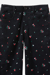 Cotton On Kids Girls Charlie Barrel Leg Pant - Black Floral