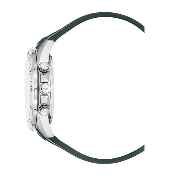 Christophe Duchamp Stratos - Green Dial & 316L Stainless Steel & FKM Rubber Strap