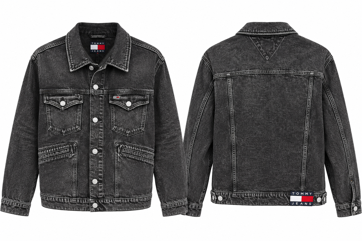 Tommy Jeans Men's Isaac Denim Trucker - Denim Black