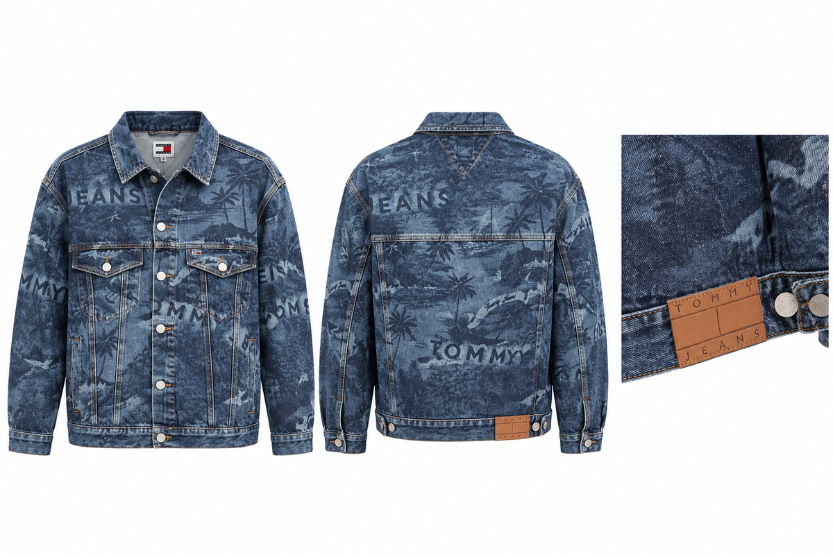 Tommy Jeans Men's Aiden Oversized Trucker Jacket - Denim