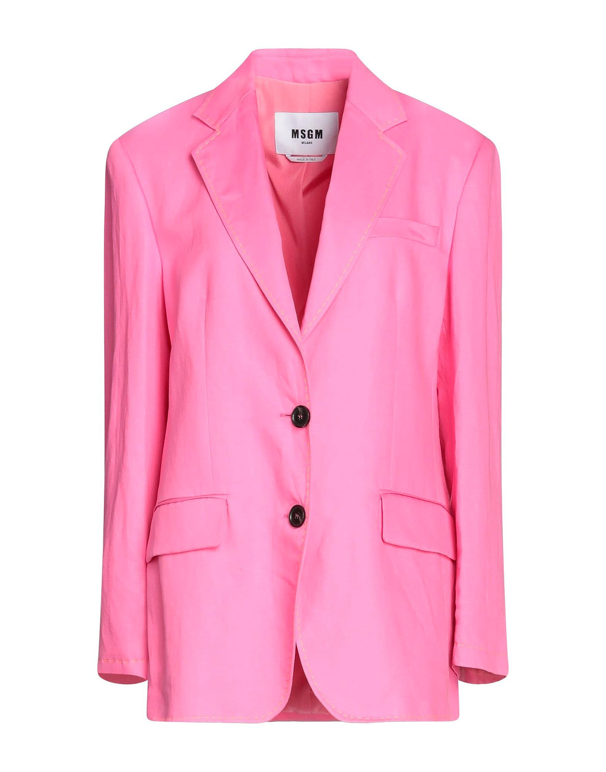 Msgm Womens Blazers - Fuchsia