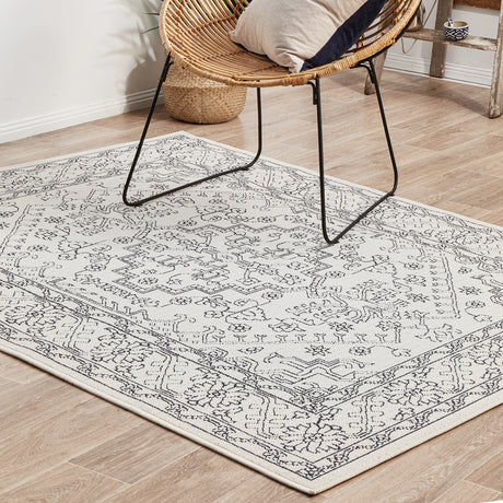 Seaside 5555 White Rug