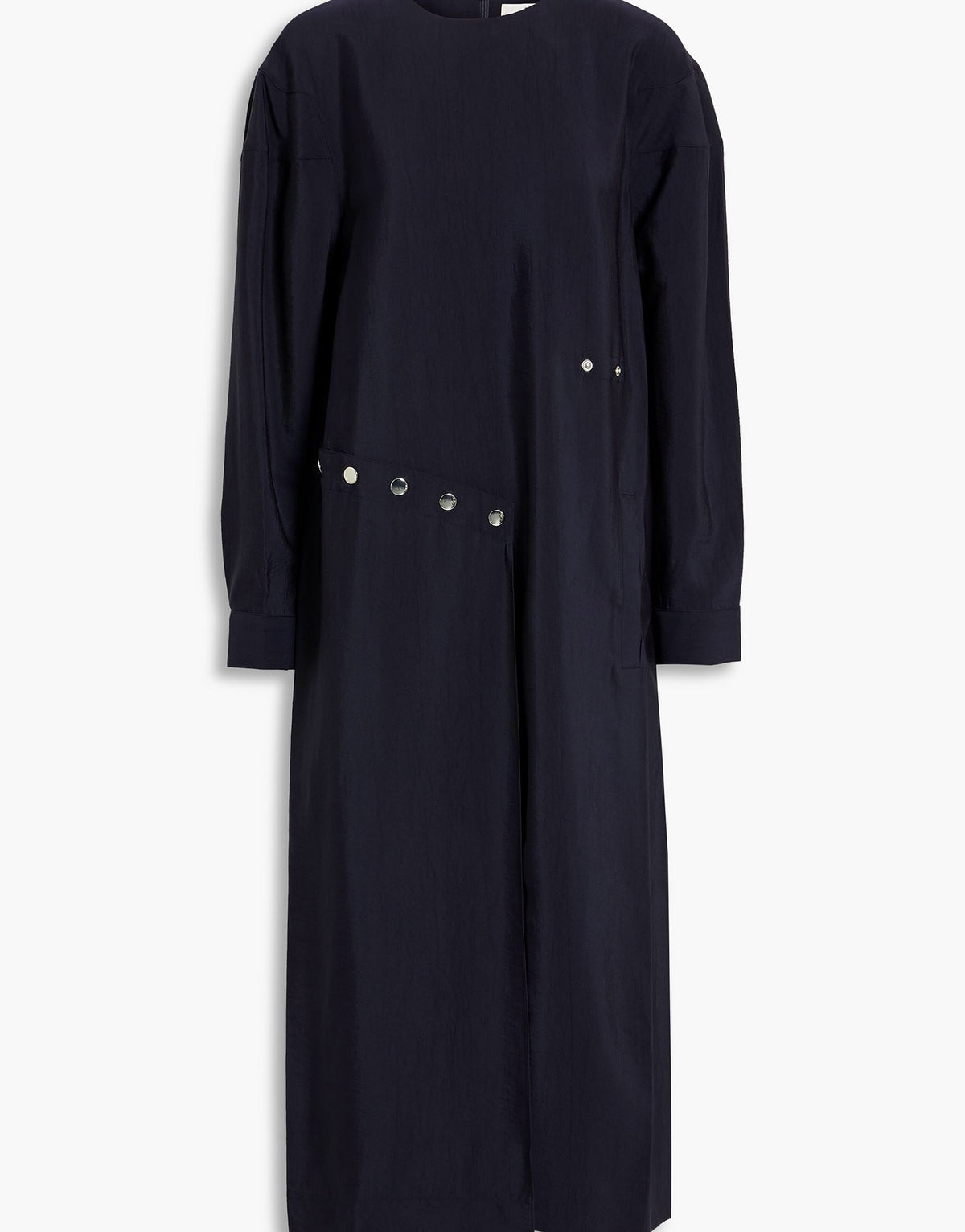 Tibi Womens Midi Dresses - Midnight blue