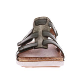 Revere Santorini Gladiator Sandal - Khaki
