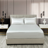 Royal Comfort 3pc Satin Sheet Set - Silver - King