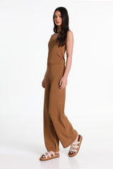 Lost In Lunar Women's Raya Knit Pants - Toffee