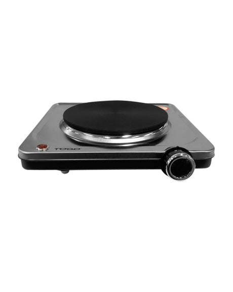 TODO 1500W Portable Hotplate Electric Cooktop Single Stainless Steel