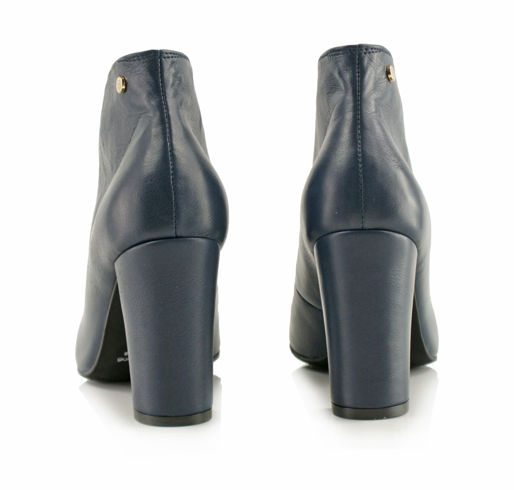 Bosccolo Womens Heel Boots Leti - Navy Blue