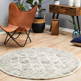 Century 999 Grey Round Rug