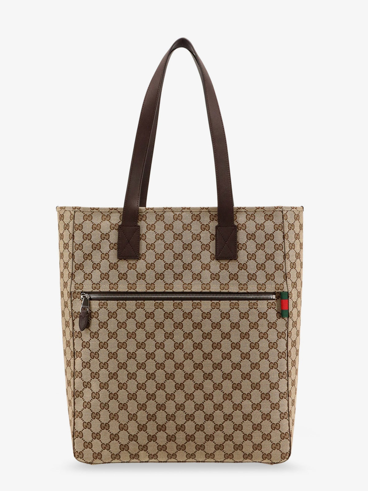 Gucci GG Monogram Large Tote - Brown