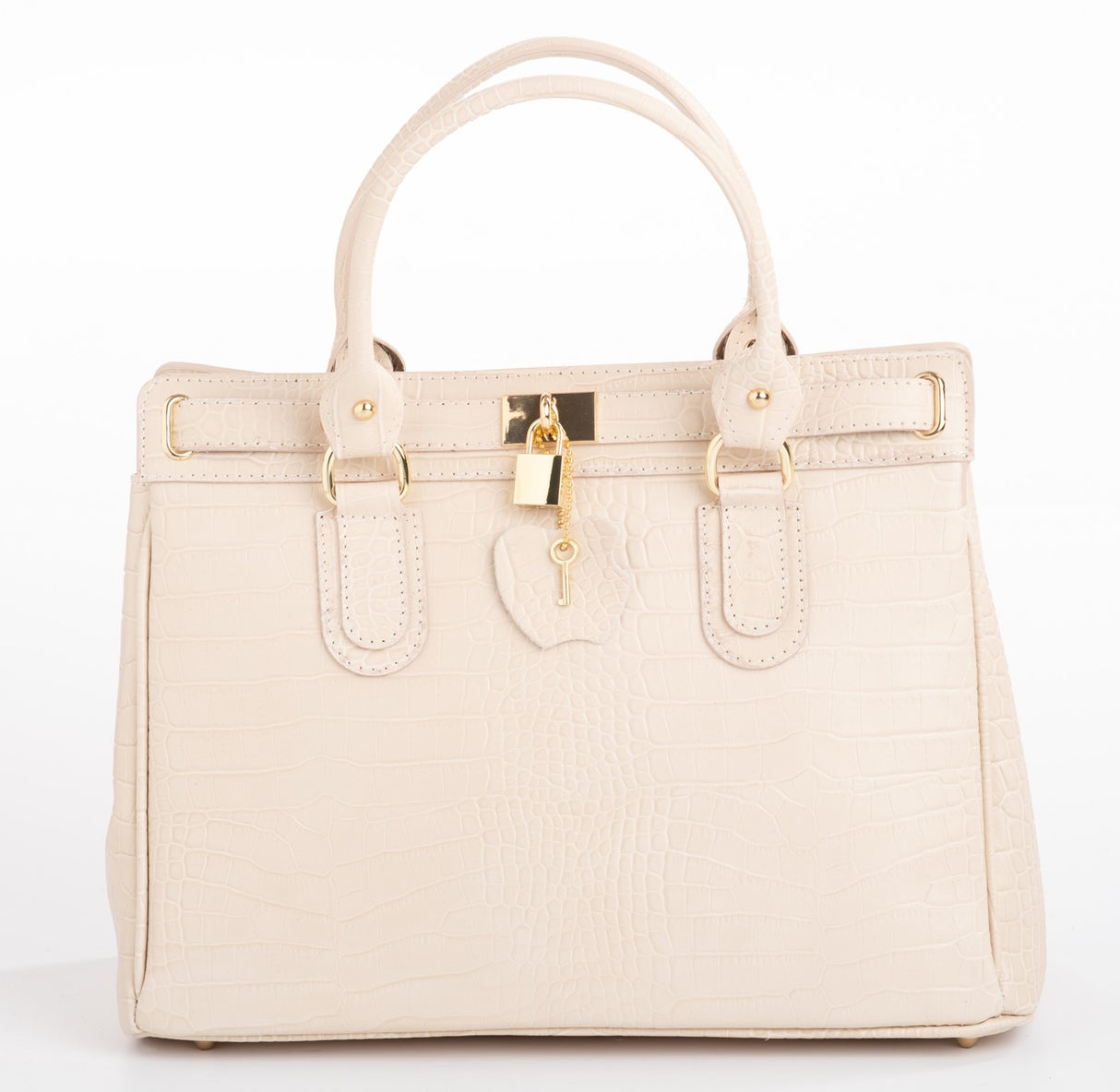 Bosccolo Shoulder Bag - Ecru Croco