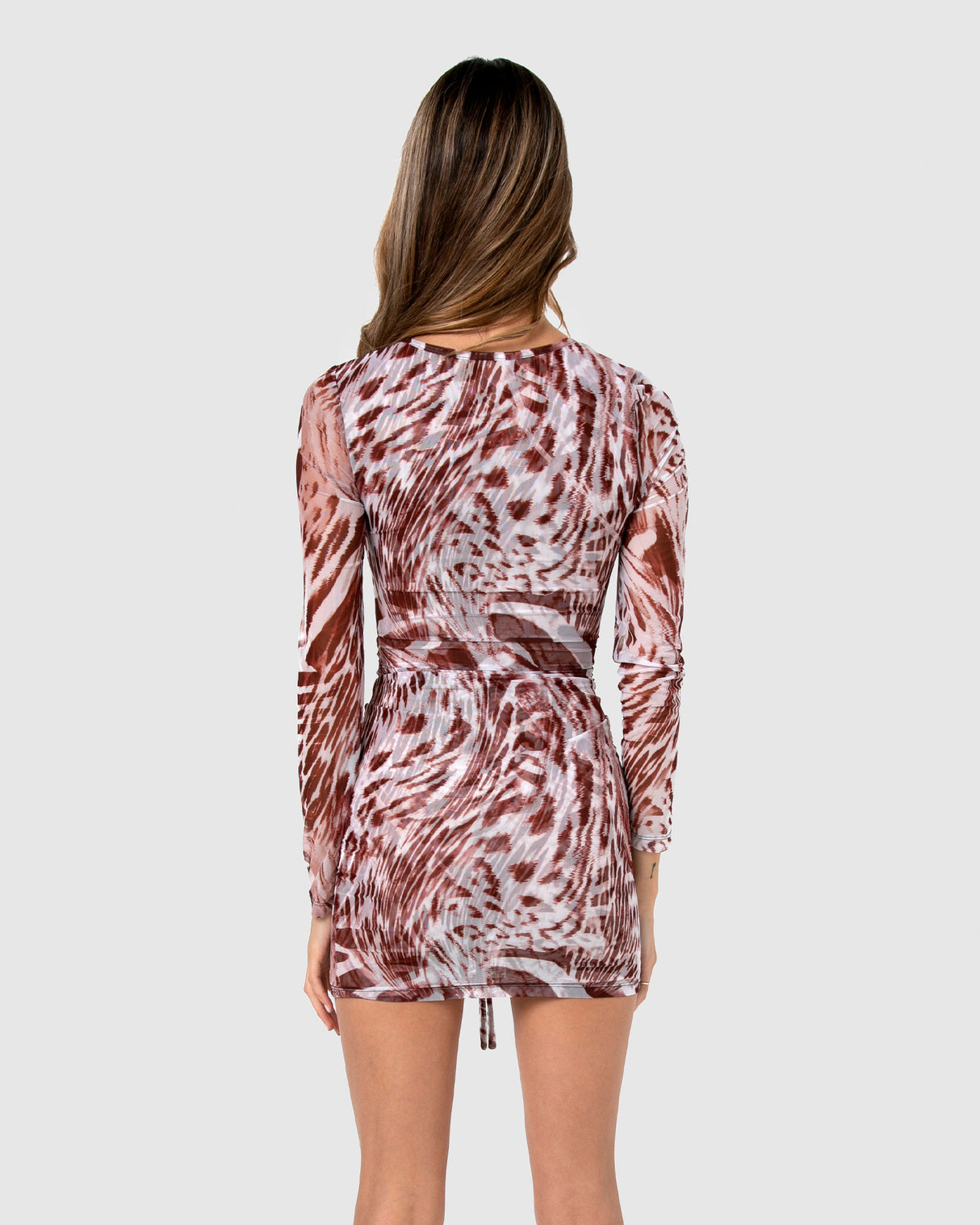 BY.DYLN Romeo Dress - Choc Print