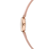 Ted Baker Womens Jolyye 24mm Rose Gold-Tone Case with White Dial and Pink Leather Strap
