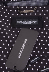 Dolce & Gabbana Men Hooded Printed Zipped Jacket