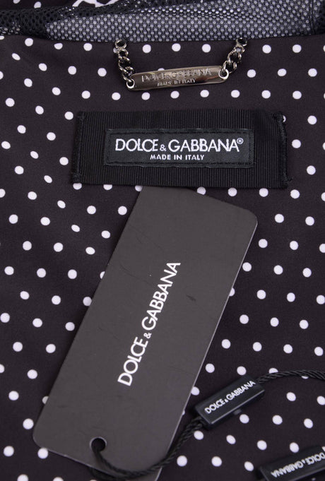 Dolce & Gabbana Men Hooded Printed Zipped Jacket