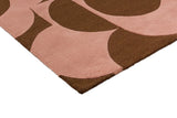 Orla Kiely Prism Flower Pink - Terracotta 158002 Rug