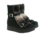 Bosccolo Womens Boots - Black Nubuck