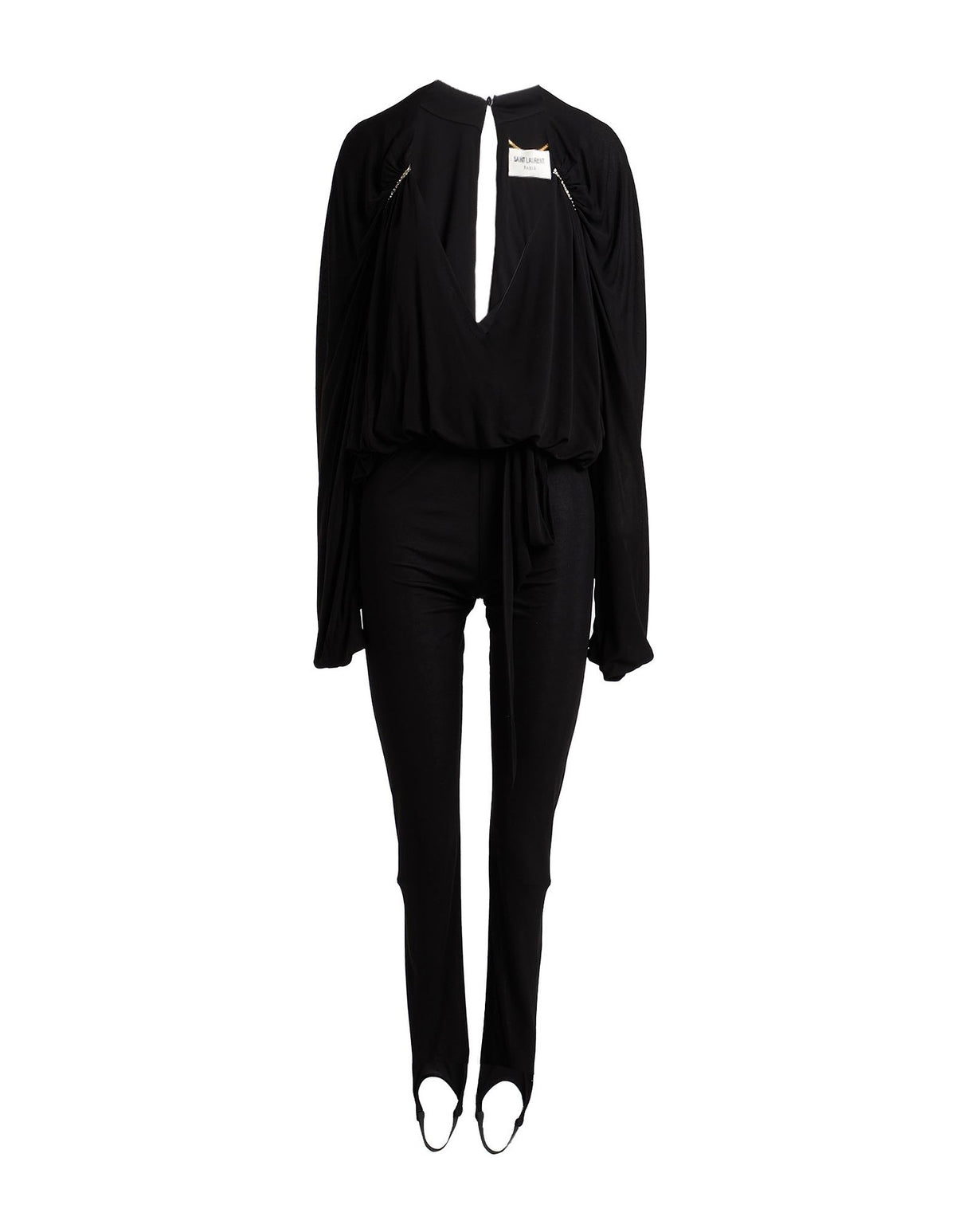 Saint Laurent Womens Jumpsuits - Black
