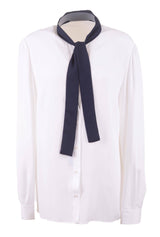Dolce & Gabbana Women Bow Long Sleeve Shirt