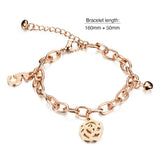 Bullion Gold Mixed Charm Bracelet