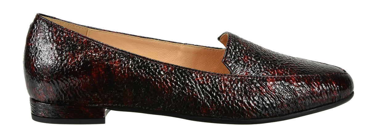Bosccolo Womens Moccasin - Iridescent Burgundy