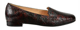 Bosccolo Womens Moccasin - Iridescent Burgundy