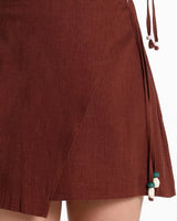 Lost In Lunar Indianna Skort - Choc