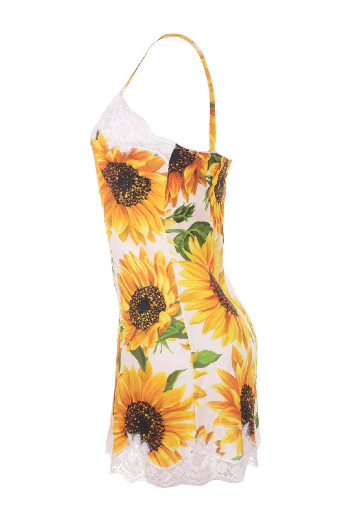 Dolce & Gabbana Women Sunflowers Lingerie Dress