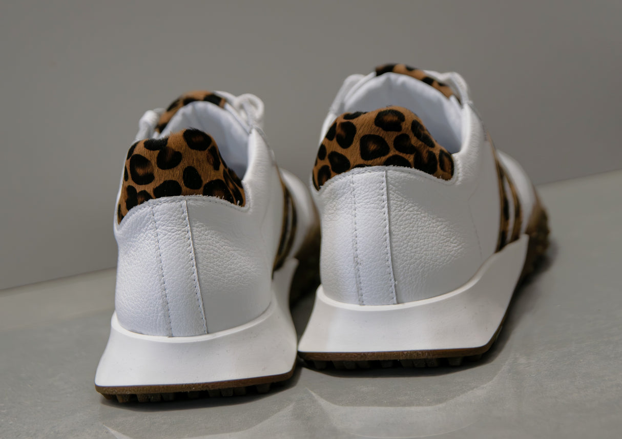 Bosccolo Womens Sneakers - White + Panther