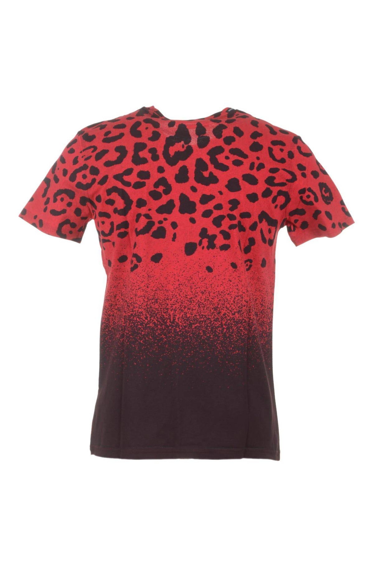 Dolce & Gabbana Men Animal Print Short Sleeve T-shirt