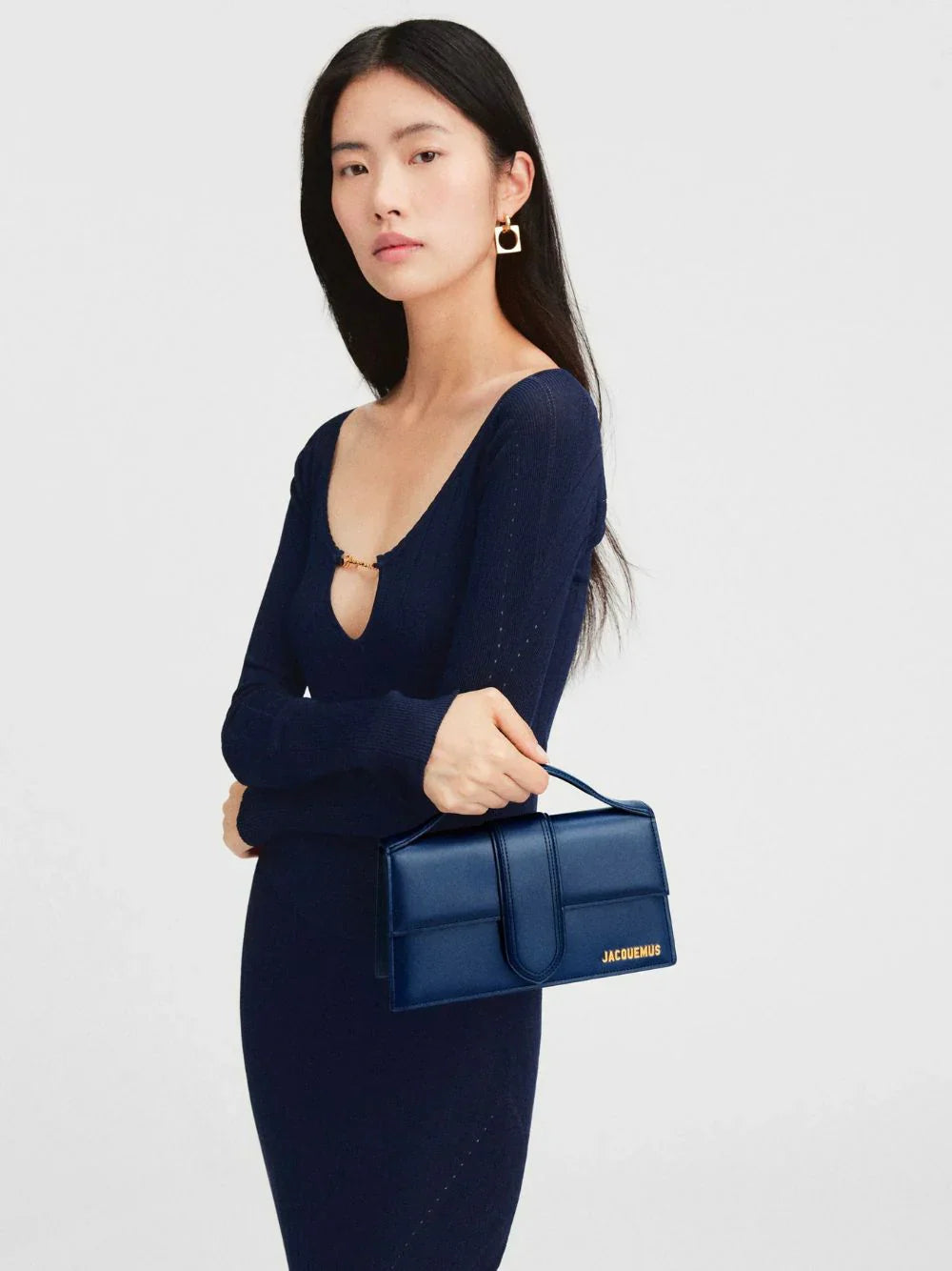 Jacquemus Le Grand Bambino Bag - Dark Navy
