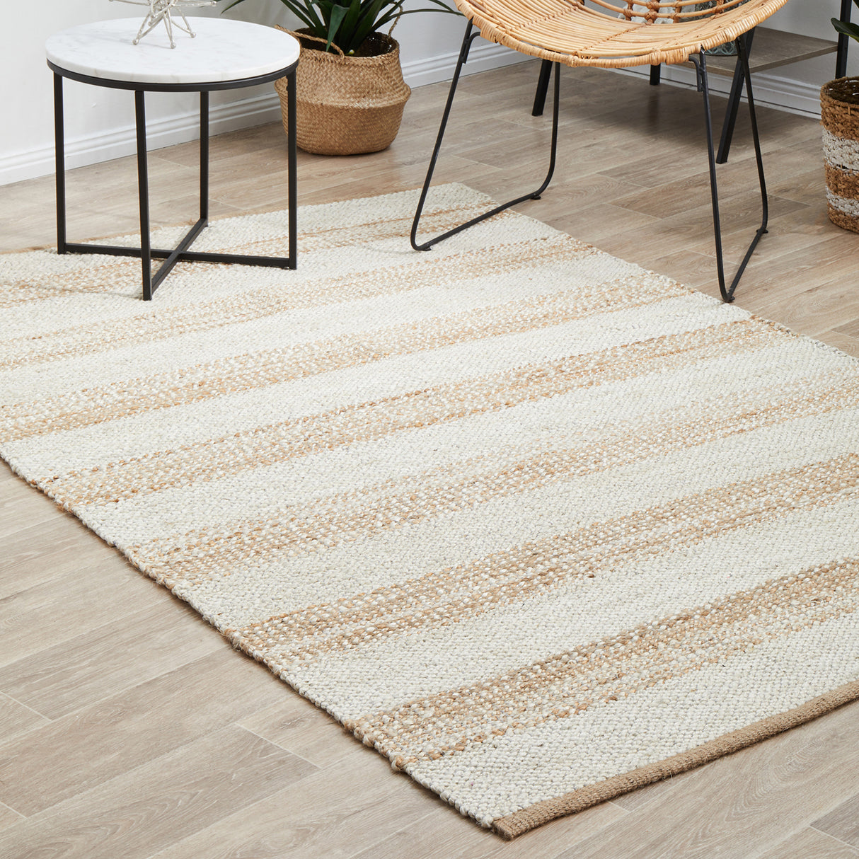 Noosa 555 Natural White Rug