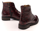 Bosccolo Womens Ankle Boots - Burgundy