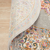 Babylon 211 Grey Round Rug