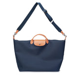 BAMEI Extra-Large Water-Resistant Nylon Travel Tote Bag - Navy
