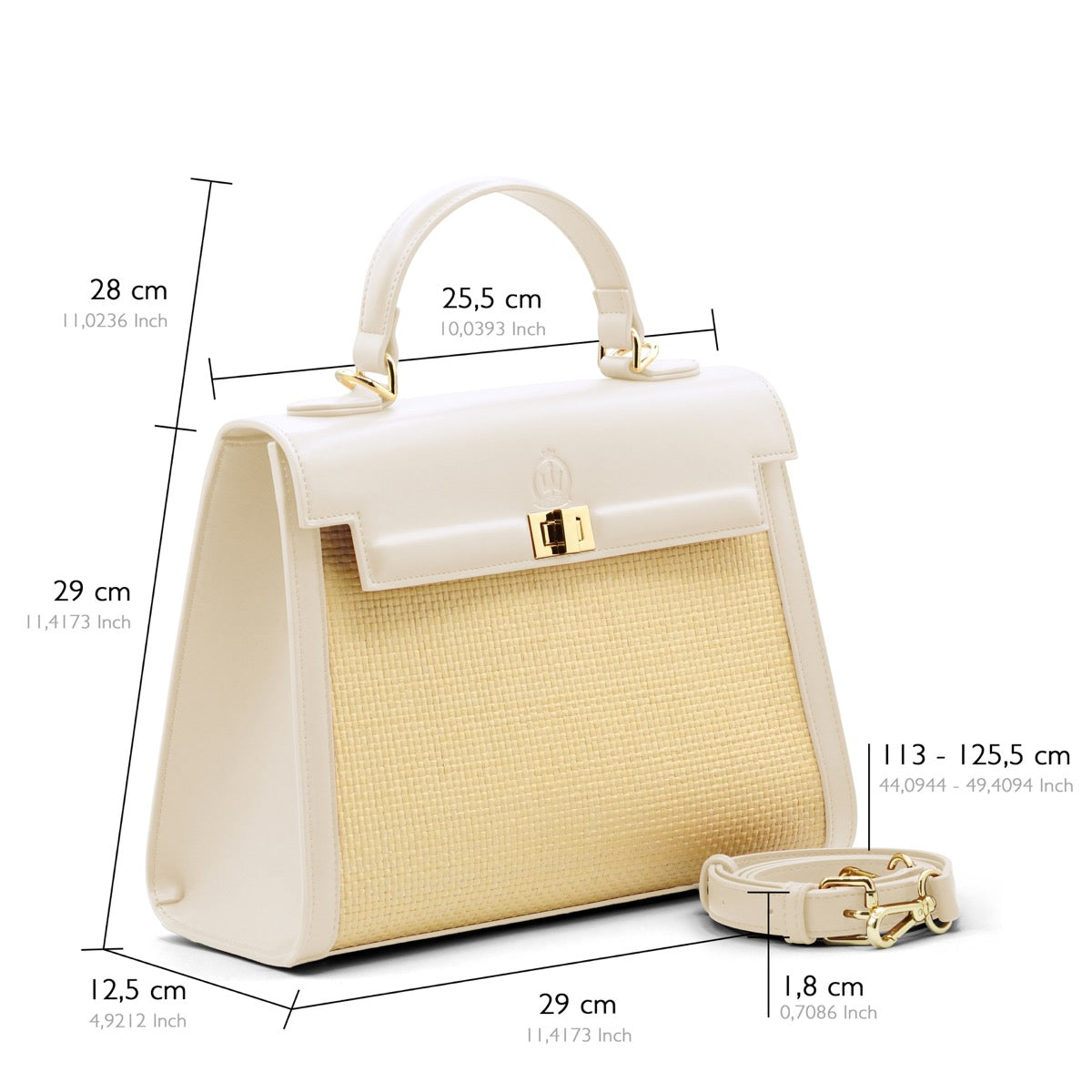 Cocos Handbag - Nude