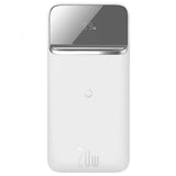 Baseus Magnetic Wireless Quick Charge Power Bank 10000mAh 20W Digital LED Display USB Type-C Type-A - White