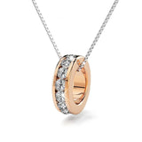 Krystal Couture The Ring Pendant Necklace Embellished with SWAROVSKI Crystals