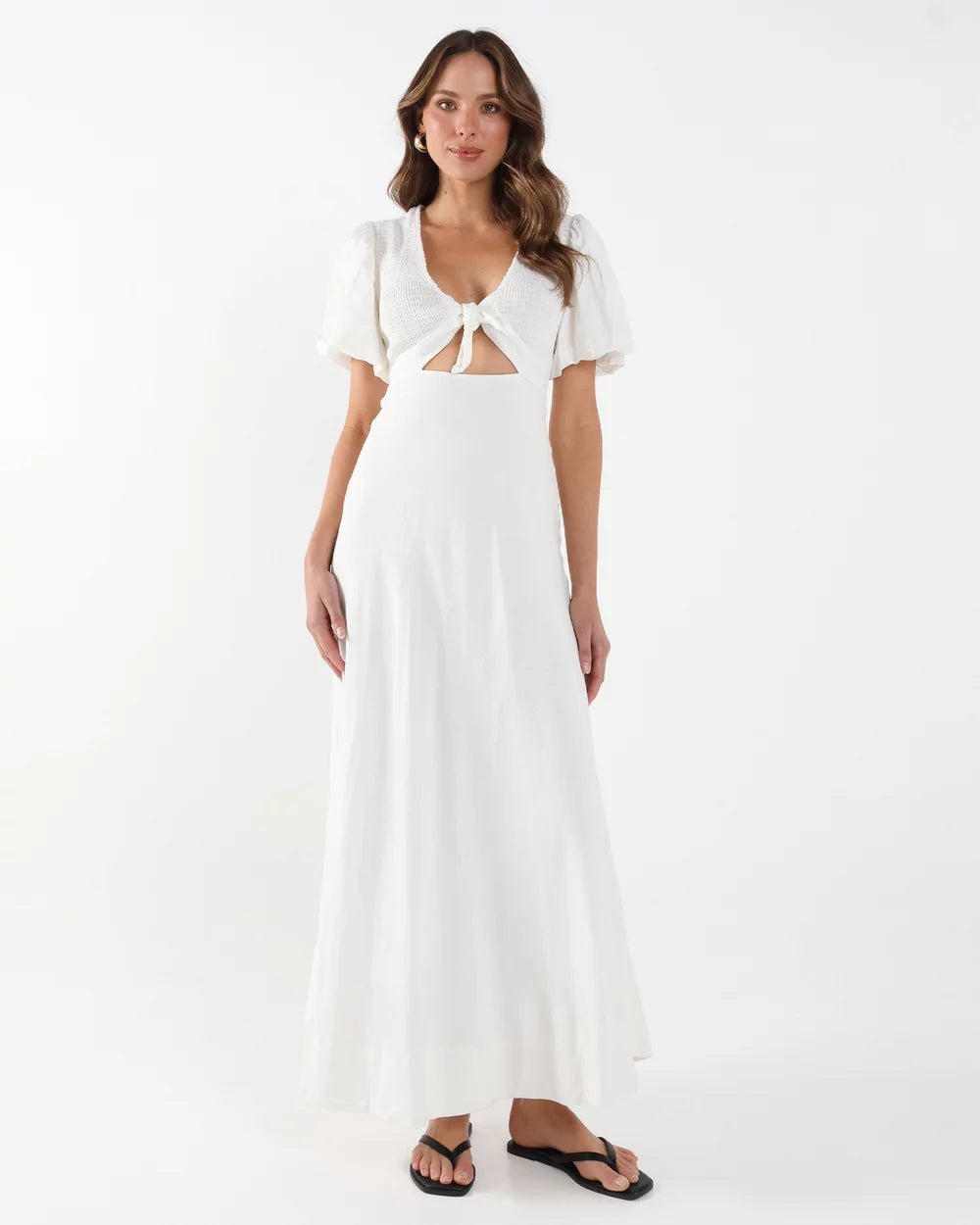Lost In Lunar Tia Maxi Dress - White