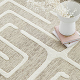 Summit Maze Linen Rug