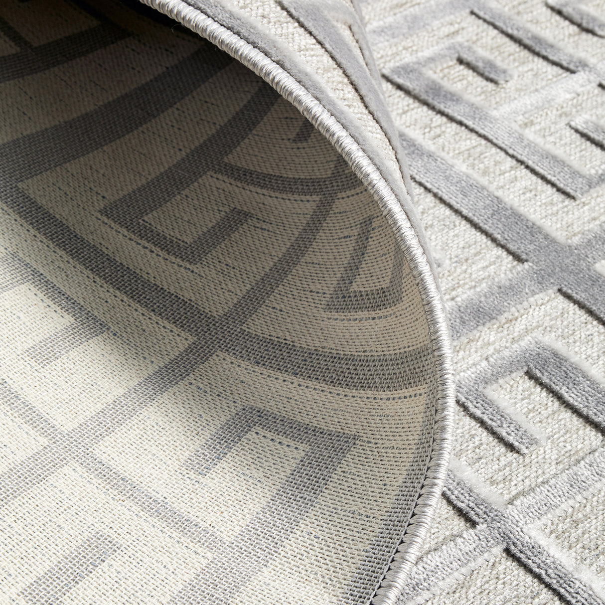 York Brenda Silver Rug